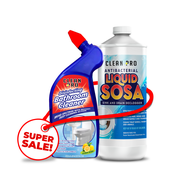 Super Sale: 1 liter liquid sosa & 500ml. Bathroom cleaner