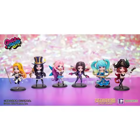 Bandai CALS POP LOL League of Legends Miss Fortune Seraphine Caitlyn Kiramman Q Version Action Figur