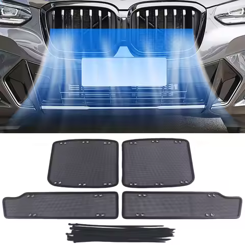 Stainless Steel Car Insect Screening Mesh Front Grille Insert Net Styling Accessories For BMW X3 G01