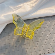 PTT Jepit Rambut Motif Kupu-Kupu Kristal Butterfly Korean Hair Claw Transparant Hair Clip Women Fash