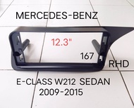 หน้ากากวิทยุรถยนต์ MERCEDES-BENZ E-CLASS W212 Sedan RHD พวงมาลัยขวา ปี 2009- 2015 สำหรับติดตั้ง จอ a
