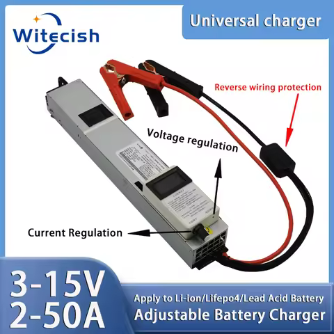 Charger for lifepo4 12V Adjustable Charger,lifepo4 charger 3.65V 14.6V 50a 40a 12.6V 50A 30a 20a lit