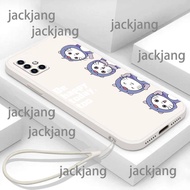 เคส Samsung A71 5G เคสซิลิโคนซิลิโคนโทรศัพท์เคสโทรศัพท์ TPU มีสายคล้องเดียวกัน