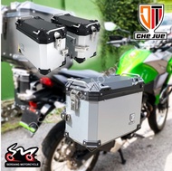 CHE JUE Aluminium Side Box Aluminum Kawasaki Versys X 250 Versys 650 Suzuki V Strom V-Strom 650 Hond