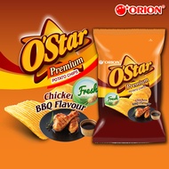 [แพ็คคู่] ORION OSTAR POTATO CHIPS ขนมมันฝรั่งทอดกรอบ 90 G