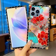 Flower For OPPO A79 5G A92 A52 A3S A5 A38 A18 A1Pro Reno8T A17 A17K A15 A15S A35 A16K A98 A1K C2 Find X5Pro NARZ050i NARZ050A Casing Luxury Cover Cellphone Case