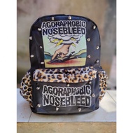 Canvas bag, punk band bag, men's bag, punkbanad backpack, backpack.bag.patterned backpack, cool back