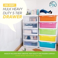 SW Heavy Duty Large 5 Tier Drawer Organizer Storage Box Multi-layer Organizer Drawer Bin 580*480*1250mm