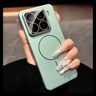 DAIMANG | เคสโทรศัพท์แบบบางเฉียบสำหรับ Xiaomi 15 Ultra 14 Pro 14 Ultra พร้อมฟิล์มเลนส์ ป้องกันการตกห