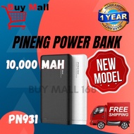100% ORIGINAL PINENG POWER BANK PN-931 10000mAh PowerBank  Fast Charge Powerbank PN931 PN962 PN939