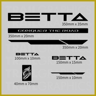 ❃ ✹ ❦ BETTA Sticker Decal Vinyl for Mountain Bike and Road Bike