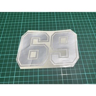 69 Logo Deco Sticker