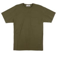 HADAY 6.5盎司 全棉短袖口袋T恤(橄欖綠)-多尺寸可選_廠商直送