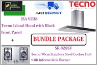 TECNO HOOD AND HOB BUNDLE PACKAGE FOR (ISA9238 &amp; SR828 SV) / FREE EXPRESS DELIVERY