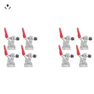 [neil_brown.]8Pcs Quick Release Toggle Clamp -201 Antislip Horizontal 59Lbs Holding Capacity for Mac