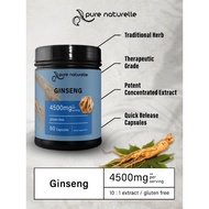 Ginseng Capsule 60's High Quality Organic Product GMP