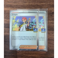 (2 PCS) Pokemon SV Stellar Crown: Crispin (Gym Stamp Asia Exclusive) 133/142