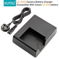 KUTENG New LC-E10C Camera Battery Charger For Canon LP-E10 Battery EOS 1100D 1200D 1300D KISS X50 X70 X80 Rebel T3 T5 T6 Cameras