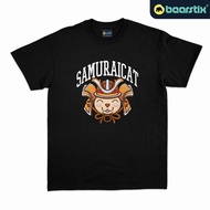 BEARSTIX - Samurai Cat T-shirt - Japaese T-shirt - Streetwear - Samurai T-shirt - Japanese T-shirt