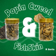HomeMade Popia Seaweed/Fish Skin 150g(M Size) Per Jar Original Salted Egg Spicy Golden Cereal