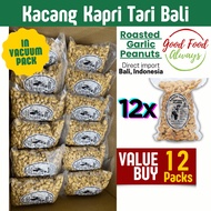 12 Packets - Kacang Kapri Tari Bali 300g | Roasted Garlic Peanut