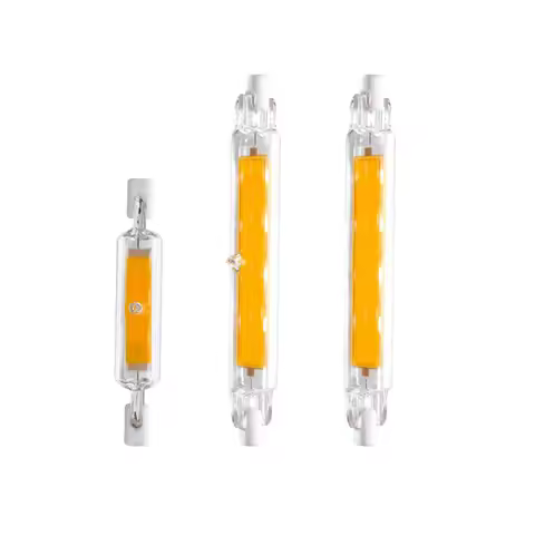 LED R7S 78mm 118mm 15W 30W 50W Dimmable COB LED Lamp Bulb G9 SpotLight Replace Halogen Light Floodli