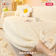 High Quality Plush Sofa Cover 1 2 3 4 Seater L Shape Full Cover Anti Cat Scratch Blanket Thickened Sofa Cushion Towel Soft Sofa Slipcover