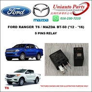 FORD RANGER T6 / MAZDA BT-50 ('12 - '16) 5 PINS RELAY