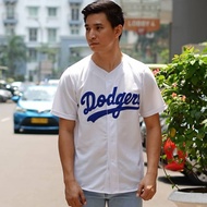 BASEBALL Shirt || DODGERS WHITE BASEBALL JERSEY (UNISEX)