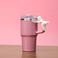 STANLEY 防漏吸管隨手杯 0.59L / 璀璨粉