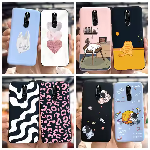 For Huawei Mate 10 Lite Case Cute Astronaut Silicone Phone Back Cover For Huawei Mate 20 Lite SNE-LX