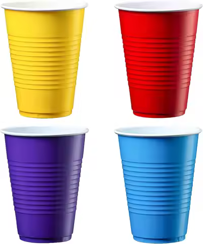 Pack 50PCS of 16OZ Party Cups for Beer Pong Game Drinks Soda Punch, Barbecue, Cola or Water Disposab