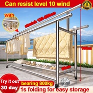 [Latest]Foldable Sampayan Stainless Steel Clothes Hanger Drying Rack sampayan ng damit heavy duty