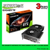 VGA (การ์ดแสดงผล) GIGABYTE GEFORCE RTX 3060 GAMING OC (REV. 2.0) - 8GB GDDR6