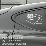 Track 17 Johor Circuit V2 sticker