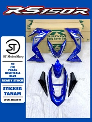 HONDA RS-150R RS150R V2 (13) PEARL NIGHTFALL BLUE COVERSET (STICKER TANAM) RAPIDO NEW ACCESSORY AKSE