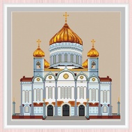 基督救世主大教堂十字繡圖案