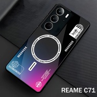Softcase Glass Glossy For Realme C73 C75 C71 Cassing hp Realme C73 C75 C71-Protective Case hp Realme