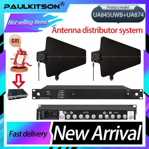 Paulkitson 460-950Mhz UA845 UA874 Antenna Distribution System Signal Amplifier RF Signal Distributor