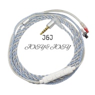 J & Silver-Plated Wire Suitable For Audio-Technica ATH-im50 im70 im02 im30 im04 Upgraded