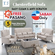 Sabah Gorgeous Shell Sofa Premium Quality Sofa Set Chesterfield Sofa Set