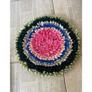 M1 Colorful felt stomping mat in Ovan shape 58 x 40 cm or round shape 42cm (Shop random color delive