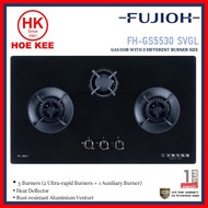 Fujioh FH-GS6530 SVGL 3-Burner Glass Hob