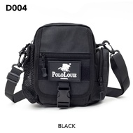 Original Polo Louie Men 2-in-1 Sling Shoulder Bag Outdoor Army Tactical Belt Bag Crossbody Messenger