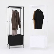 Easy-to-assemble open storage type simple wardrobe