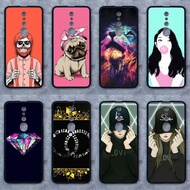 Oppo F5 F7 F9 F9pro F11 F11pro FindX Vintage Pattern Case