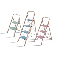 ((TPL530-2/3/4) Foldable Steel Ladder Foldable Ladder Detachable Stairs Tangga lipat 2 Steps, 3 Step