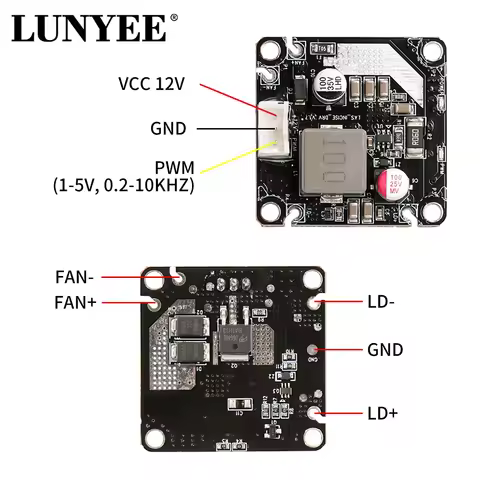 10W 12V 24V Laser Driver Board for Laser Engraving Module Laser Cutter Engraver Head Wood Working To