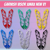 WINDSHIELD GARNISH WINDSHIELD VISOR XMAX NEW V1 FULL ACRYLIC XMAX V1 Accessories XMAX V1 Windshield