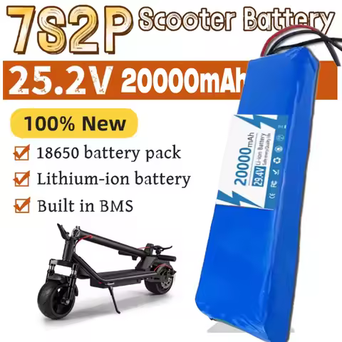 7S2P 25.2V 20000mAh 1000W Panasonic 18650 Li-ion Battery Pack for 29.4V Slip Car